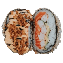 Суші бургер з креветкою