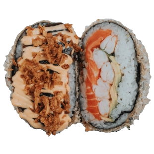 Суші бургер з креветкою