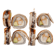 Филадельфия с угрем и креветкой темпура