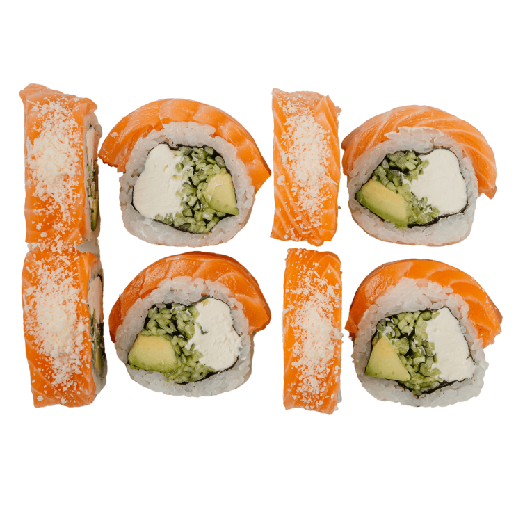 Филадельфия с лососем и пармезаном