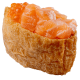 Инари с лососем и красной икрой