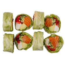 Ролл без риса с лососем