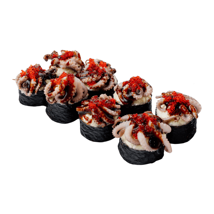 Запеченный с осьминогом беби