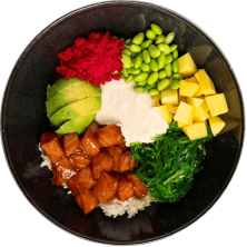 Боул с лососем