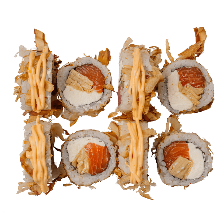 Бонито с лососем спайси🌶️