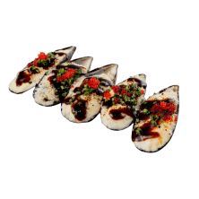 Мидии запеченные