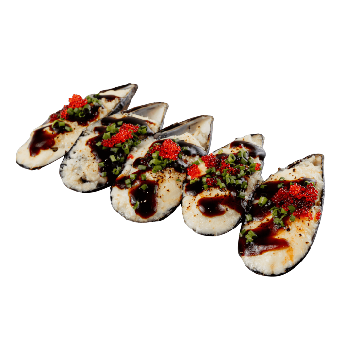 Мидии запеченные