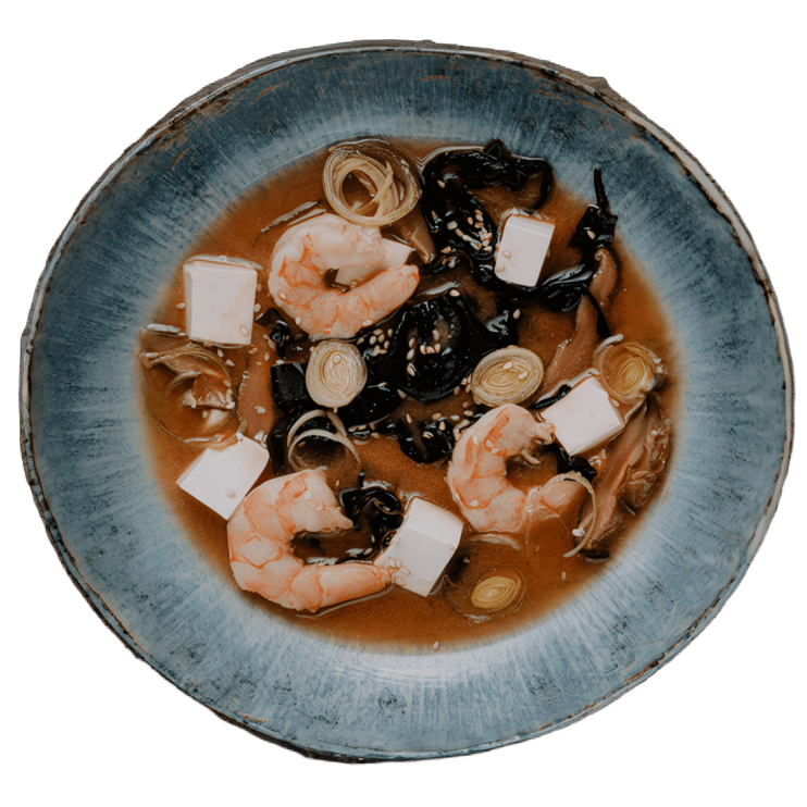 Мисо-суп с креветкой