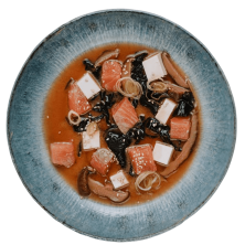 Мисо-суп с лососем